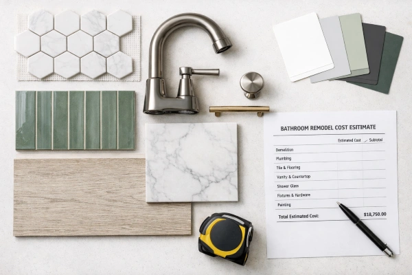 Bathroom remodel cost materials and estimate planning