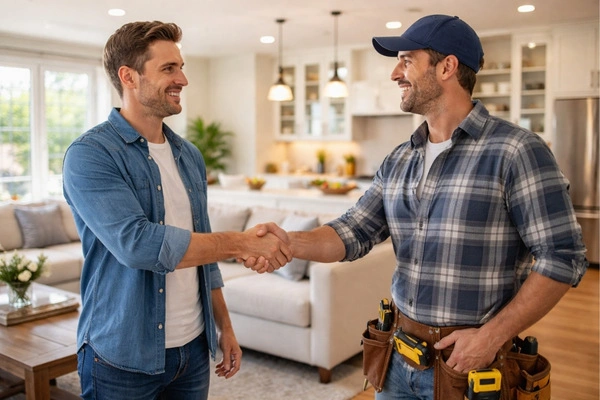 14 Questions To Ask Before Hiring a Remodeling Contractor In 2026 5 Homeowner hiring remodeling contractor after asking right questions