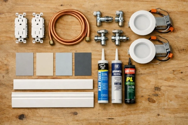 Cost To Remodel A Kitchen In 2026: What You'll Actually Spend 6 Miscellaneous kitchen remodel supplies including plumbing and electrical materials