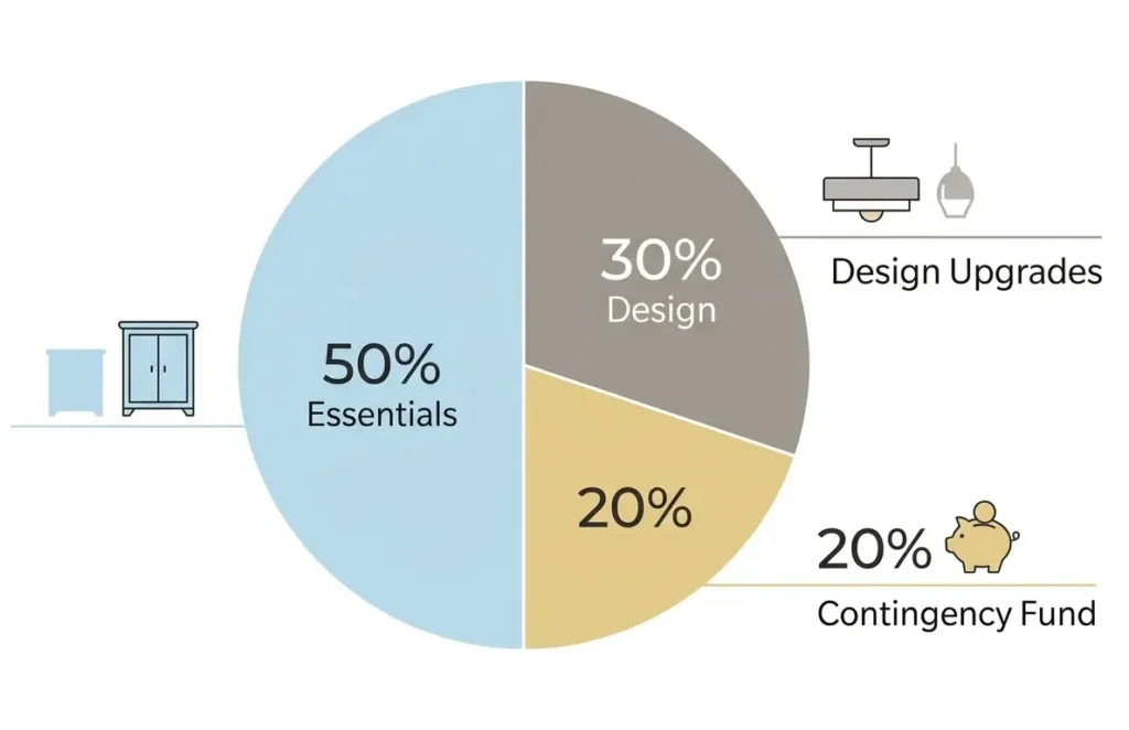 kitchen remodeling budget breakdown infographic 2