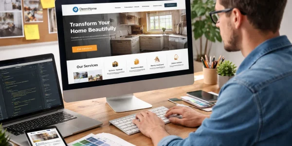 Custom website design for a home remodeling company in San Antonio, TX